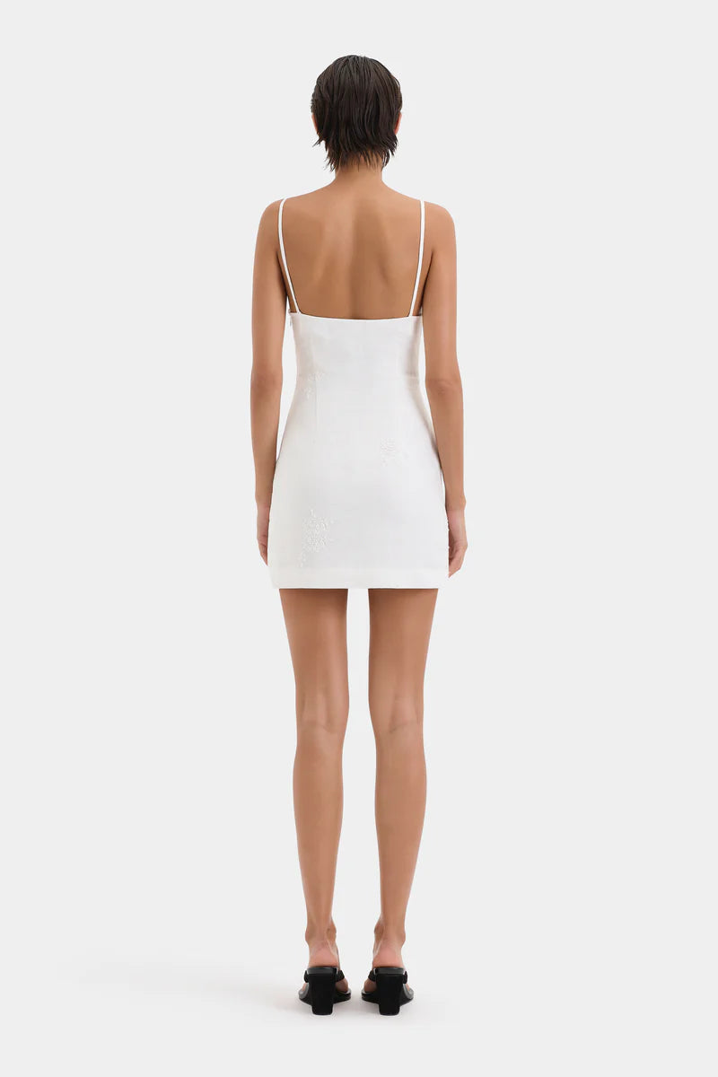 ALESSANDRA MINI DRESS - IVORY