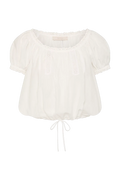 (PRE-ORDER) GABI TOP - FERNANDA LACE ANTIQUE WHITE