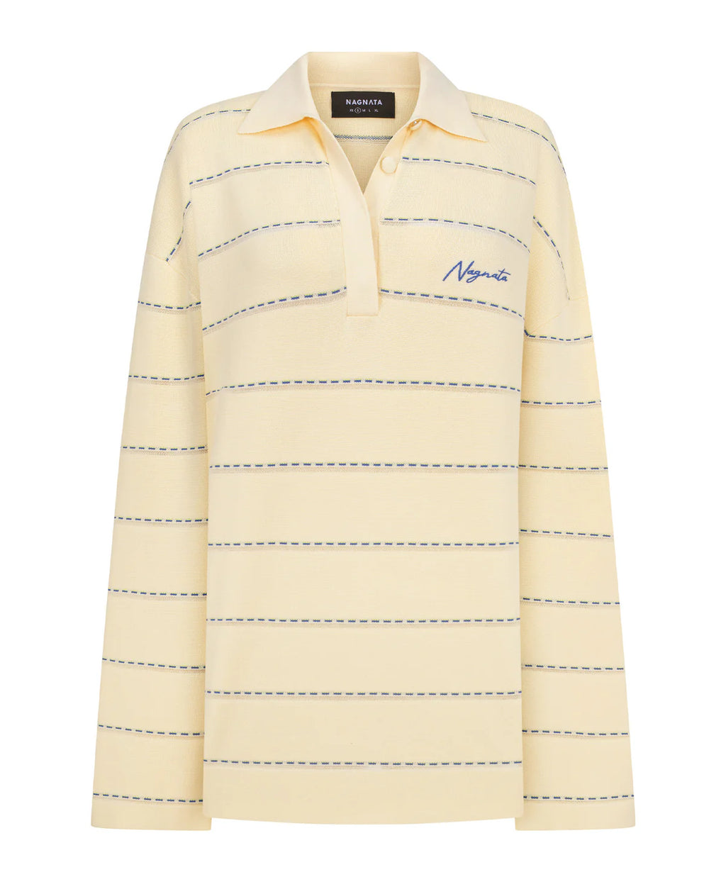 (PRE-ORDER) ORGANIC DROP NEEDLE POLO - VANILLA
