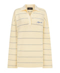 (PRE-ORDER) ORGANIC DROP NEEDLE POLO - VANILLA