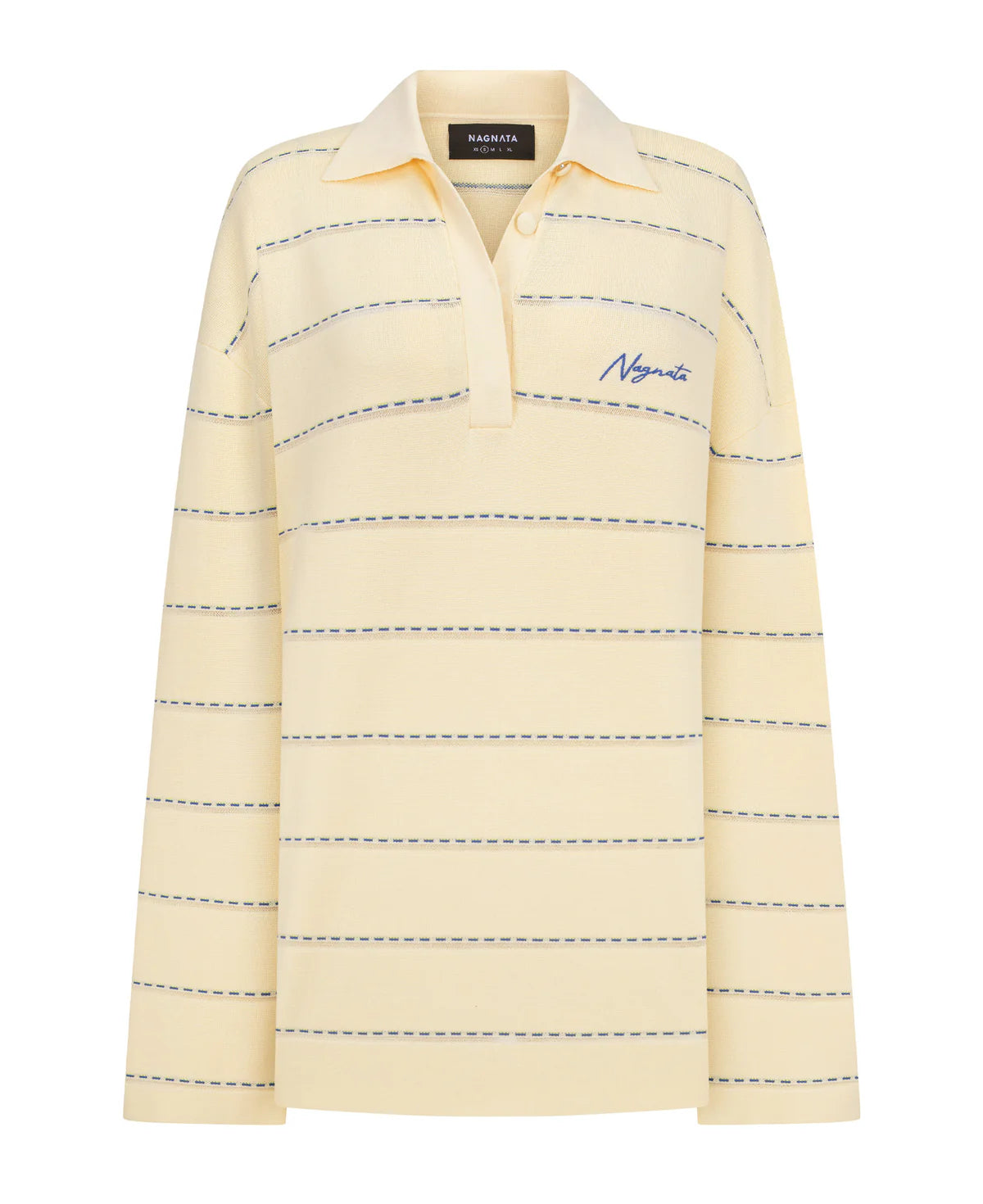 (PRE-ORDER) ORGANIC DROP NEEDLE POLO - VANILLA