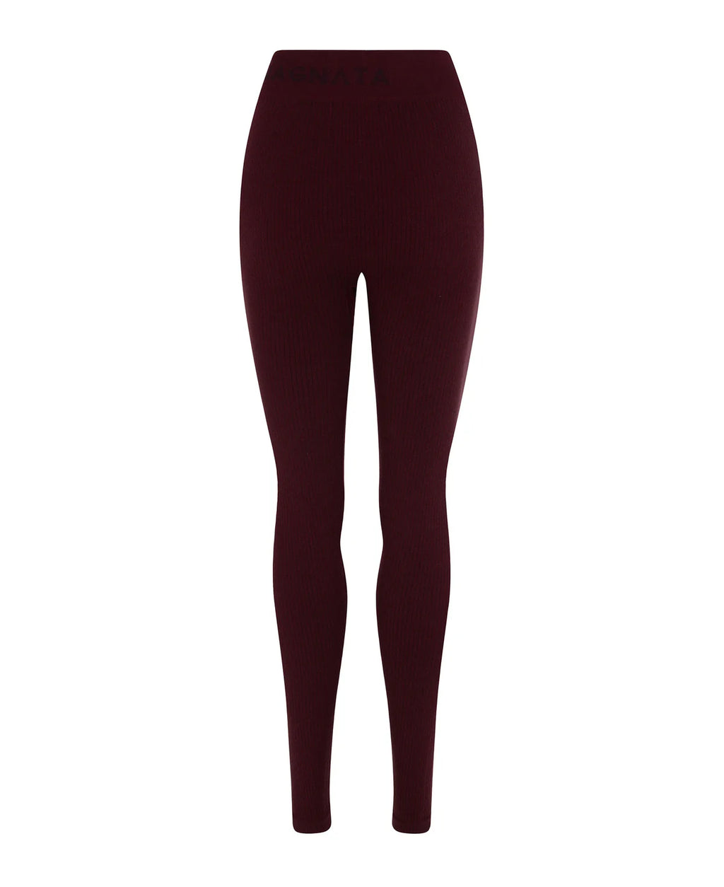 CLASSIC WOOL RIB LEGGING - MULBERRY