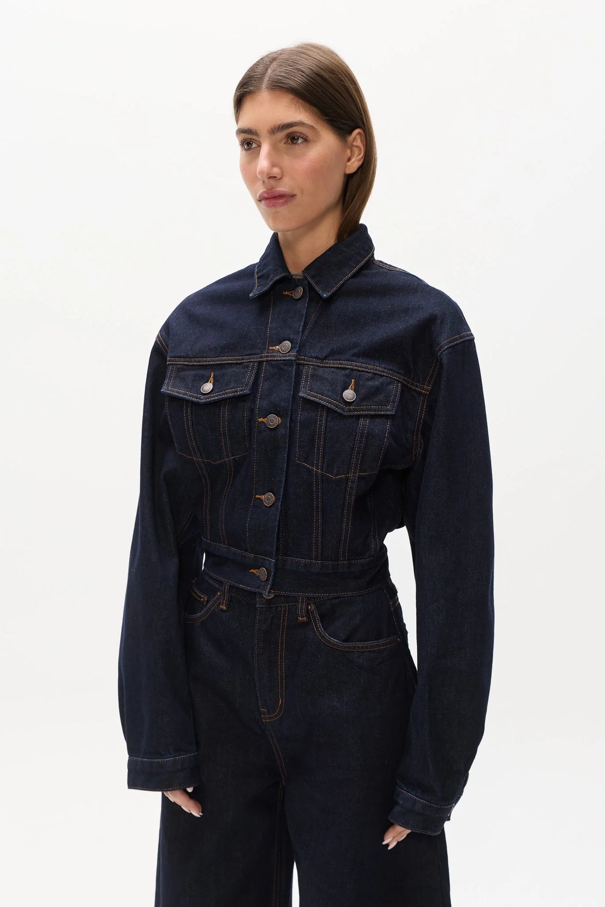 LAINE DENIM JACKET - DARK INDIGO