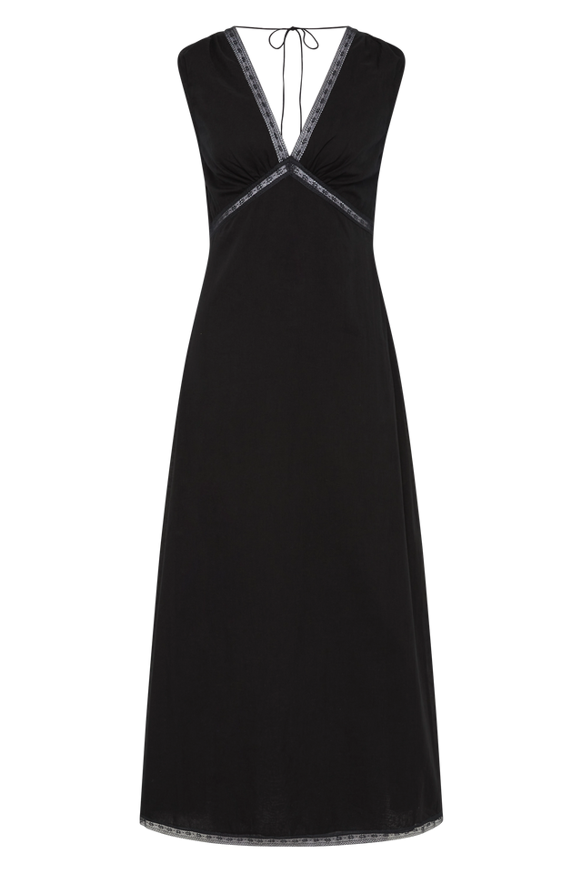 DENISE MAXI DRESS - BLACK