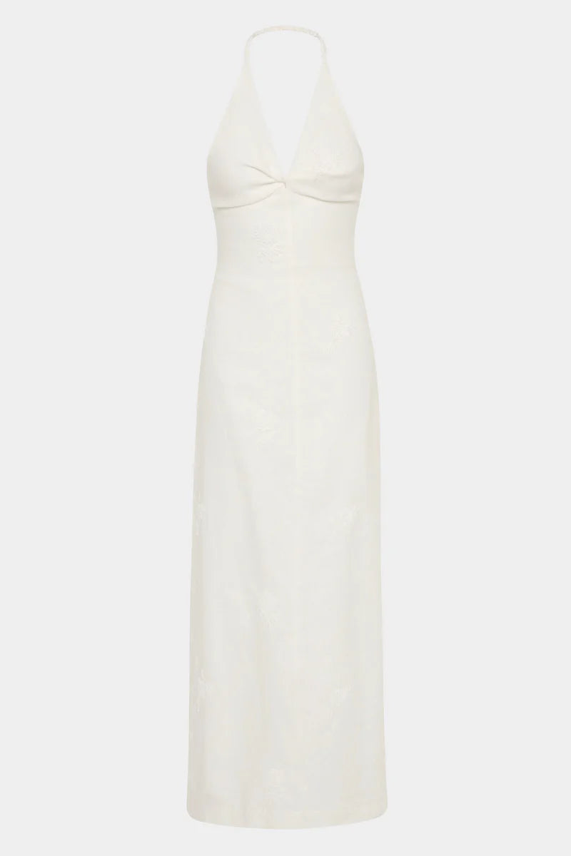ALESSANDRA MIDI DRESS - IVORY