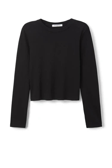 JAMIE LONGSLEEVE TOP - BLACK