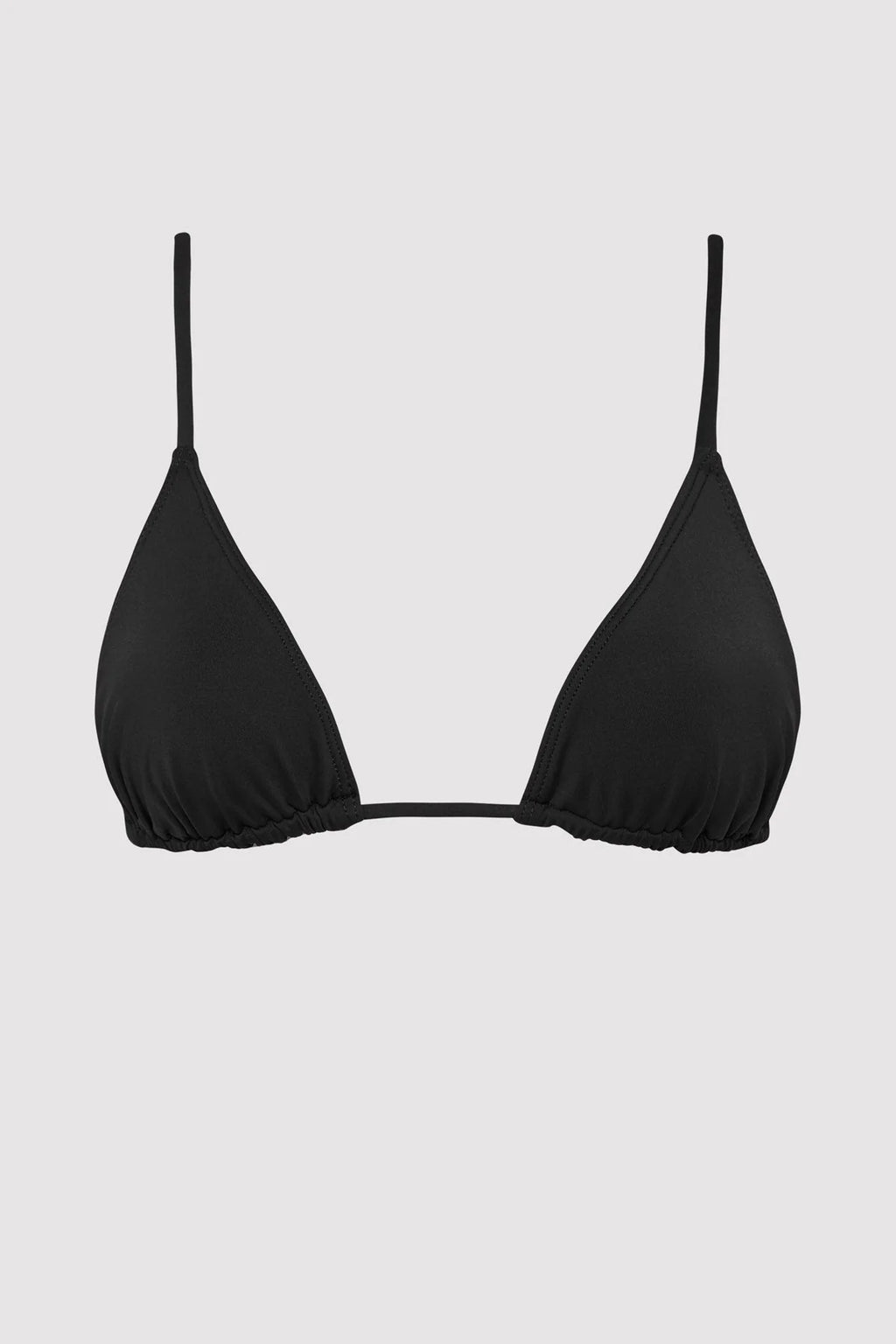 TRIANGLE BIKINI TOP - BLACK