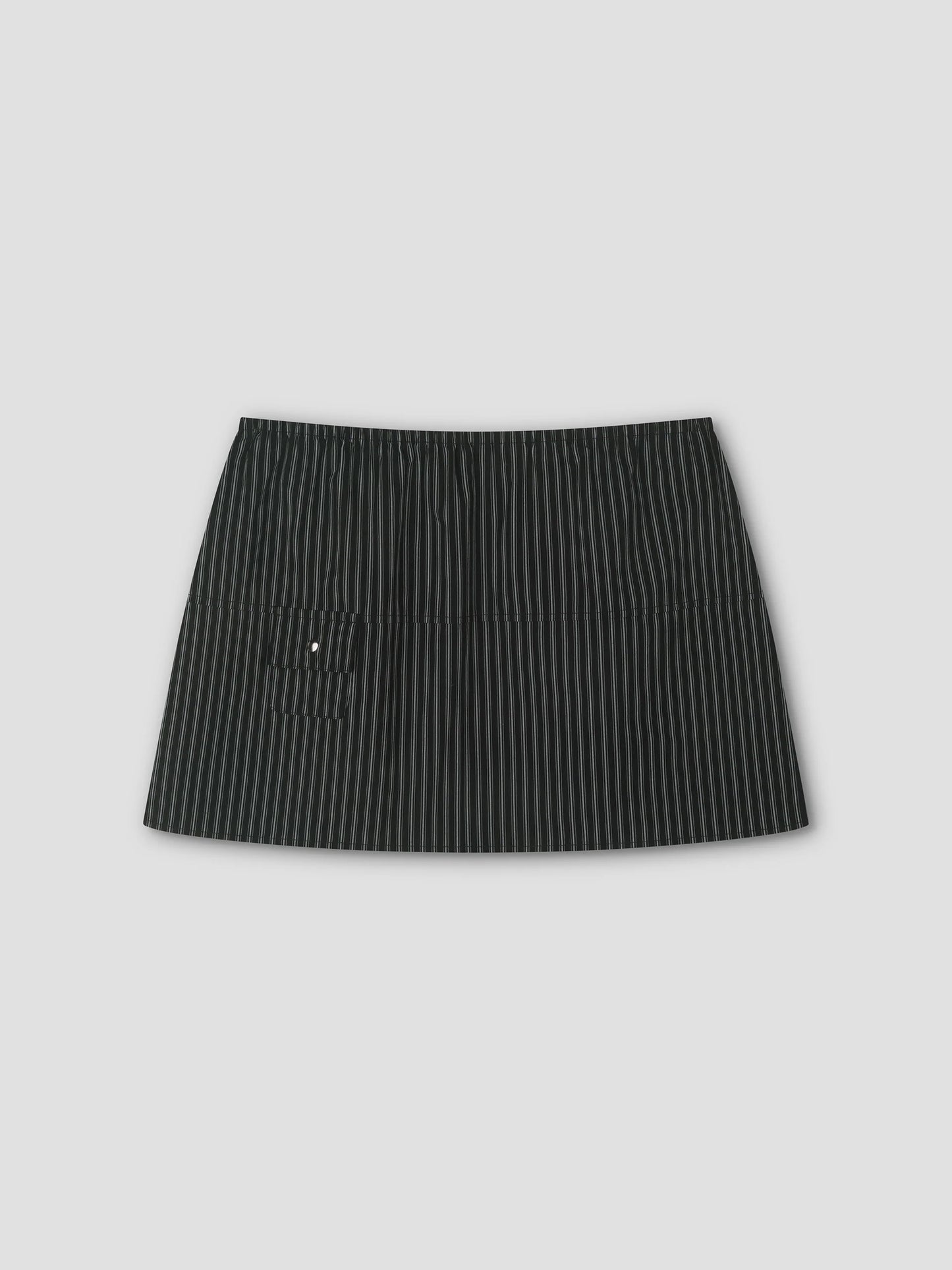(PRE-ORDER) POCKET SKIRT - MONO STRIPE