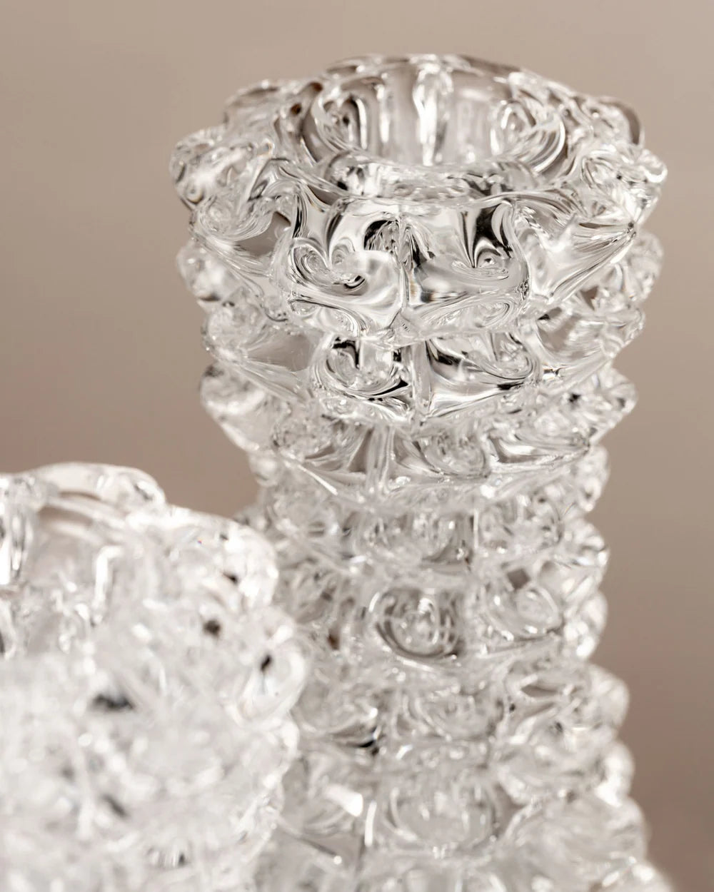 (PRE-ORDER) FIAMMA CANDLESTICK - CLEAR