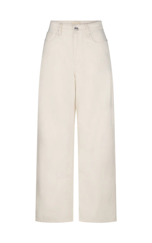 (PRE-ORDER) OLIVE MID SLOUCHY WIDE JEAN - BONE