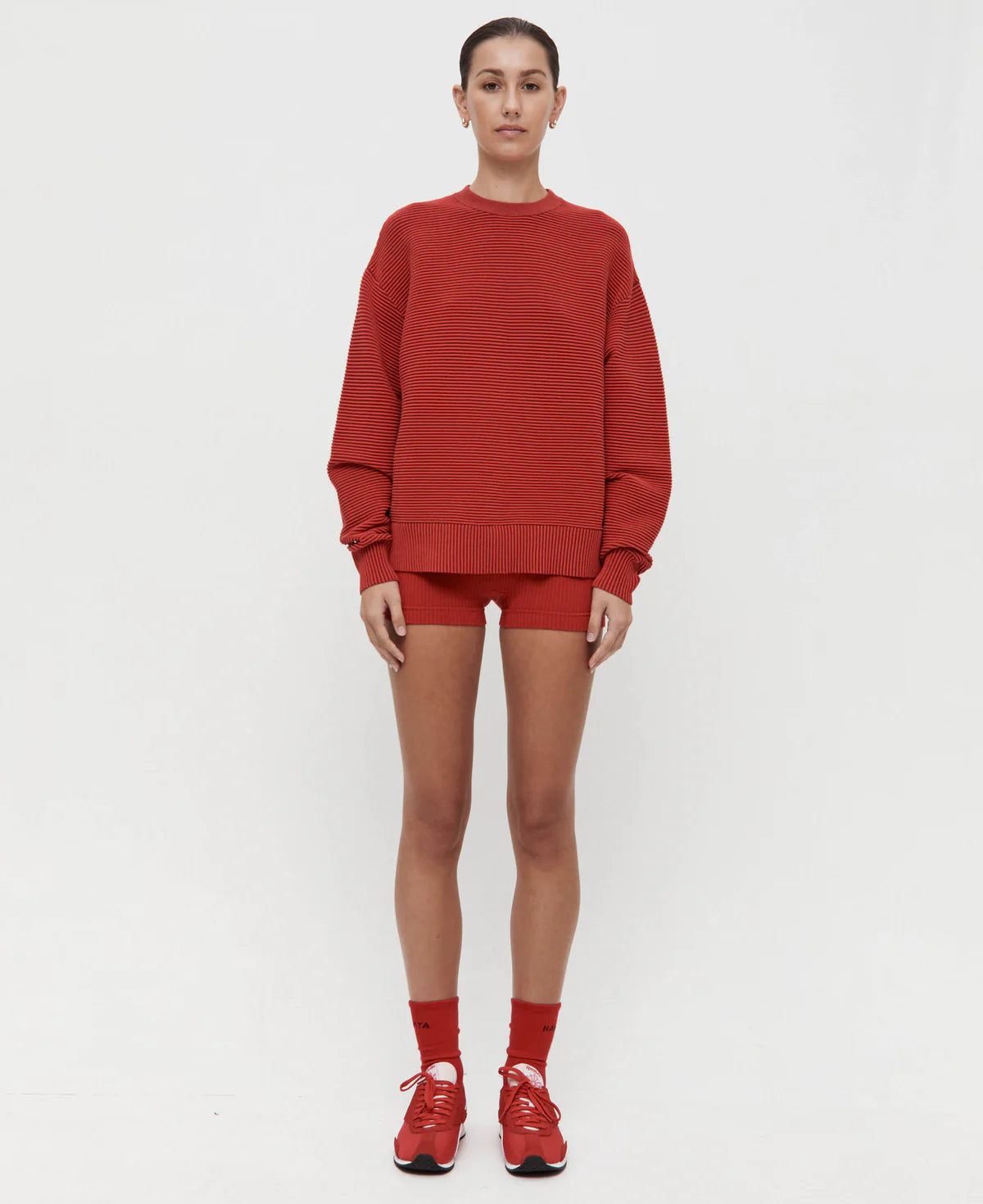ORGANIC SONNY SWEATER 2.0 - CRIMSON