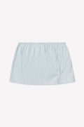 PLEAT SPLIT SKIRT - MIST STRIPE