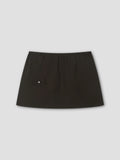 POCKET SKIRT - SEPIA