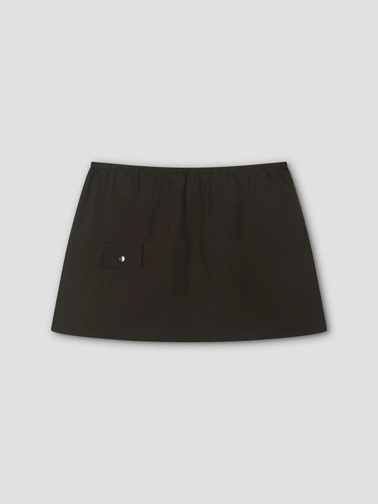 (PRE-ORDER) POCKET SKIRT - SEPIA