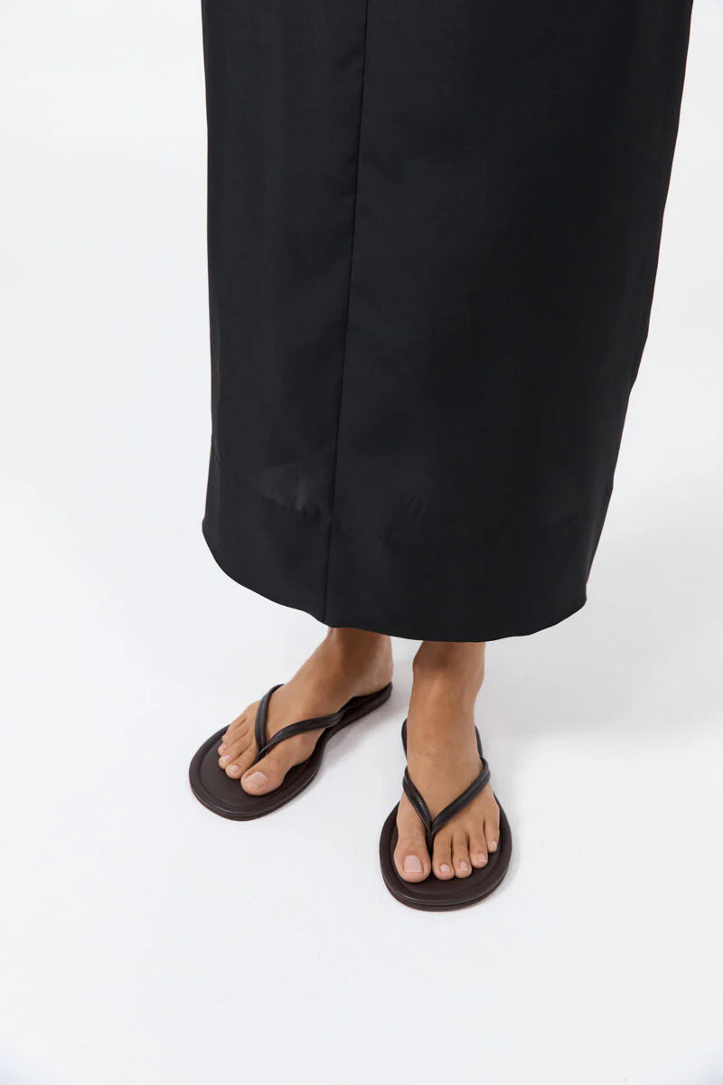 THONG DETAIL SLIDE - COFFEE