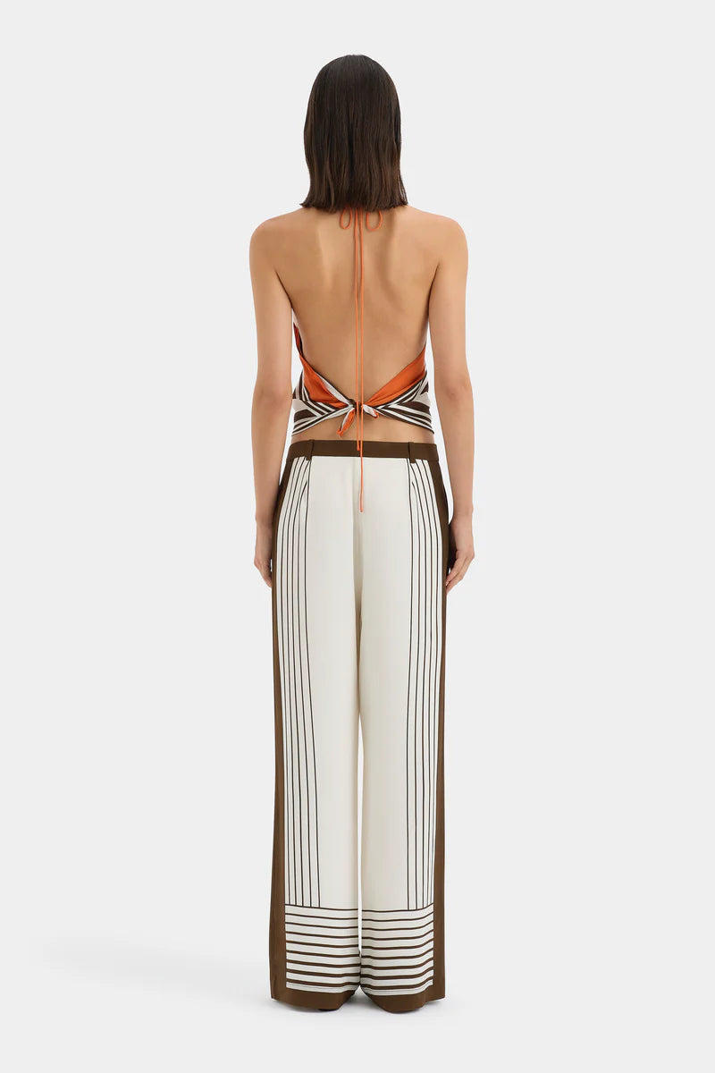 DESTINO TAILORED PANT - PACHA STRIPE