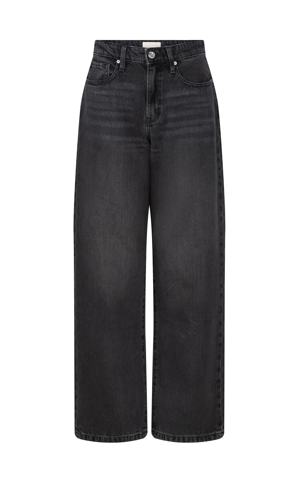 OLIVE MID SLOUCHY WIDE JEAN - VINATGE BLACK