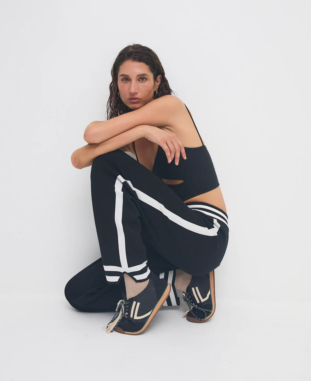 ORGANIC ROMEO TRACKPANT - BLACK