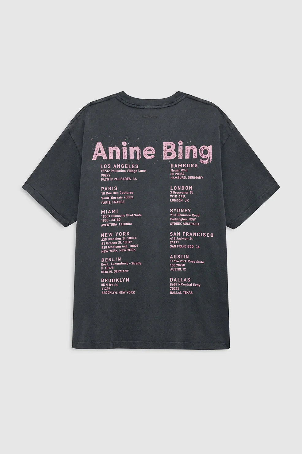 CADE TEE PALMS - WASHED GREY
