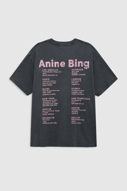 CADE TEE PALMS - WASHED GREY