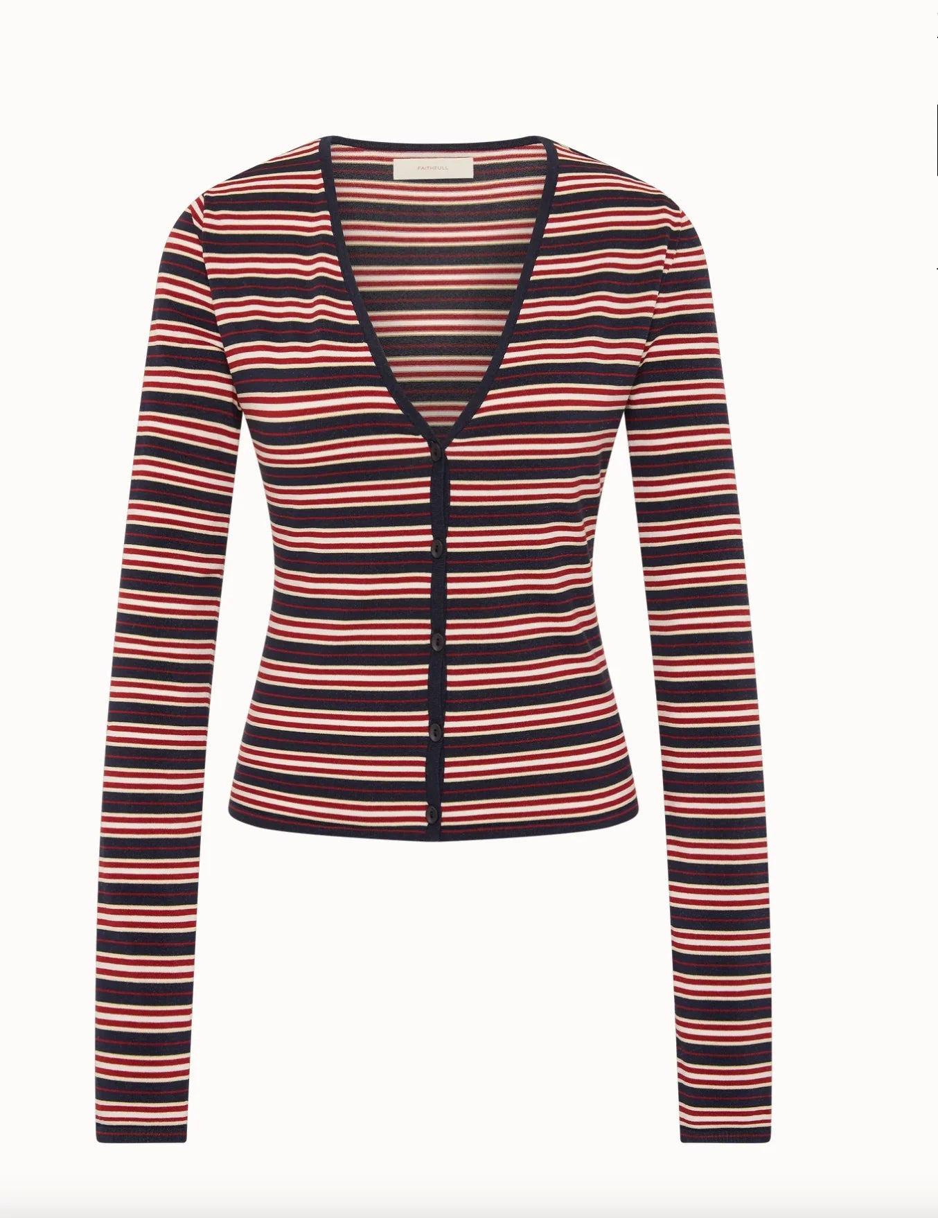 (PRE-ORDER) DORIS CARDIGAN - CILA STRIPE NAVY