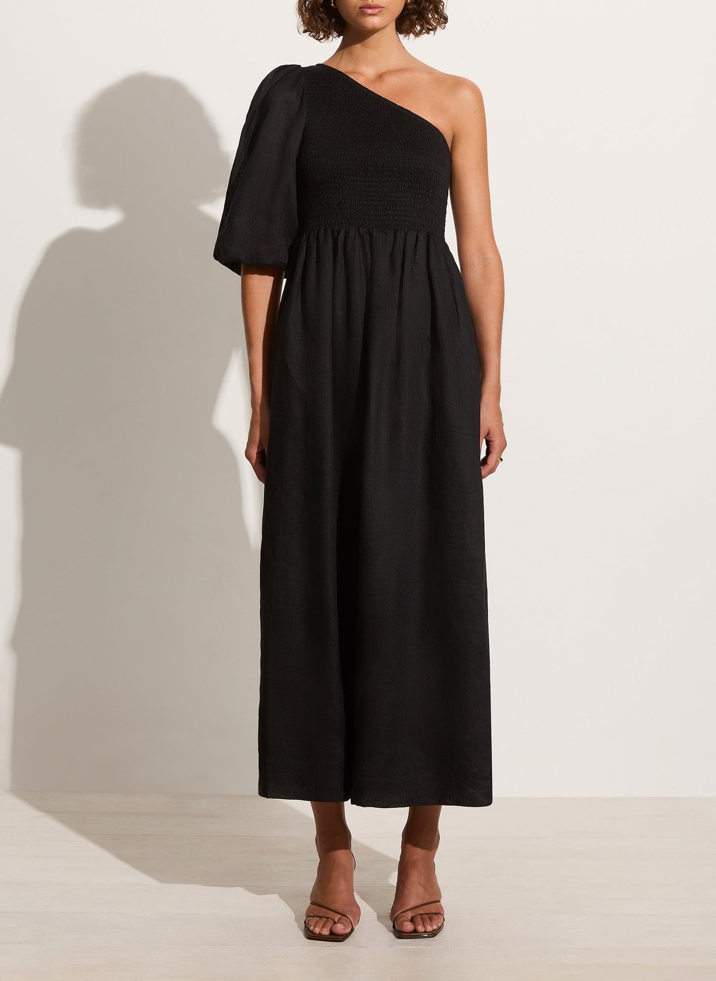 ANHA MAXI DRESS - BLACK