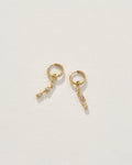 LILIBETH EARRINGS - GOLD/CRYSTAL