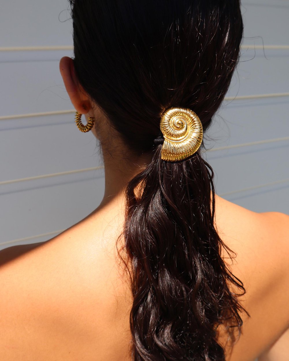 LIORA HAIR TIE - BLACK GOLD