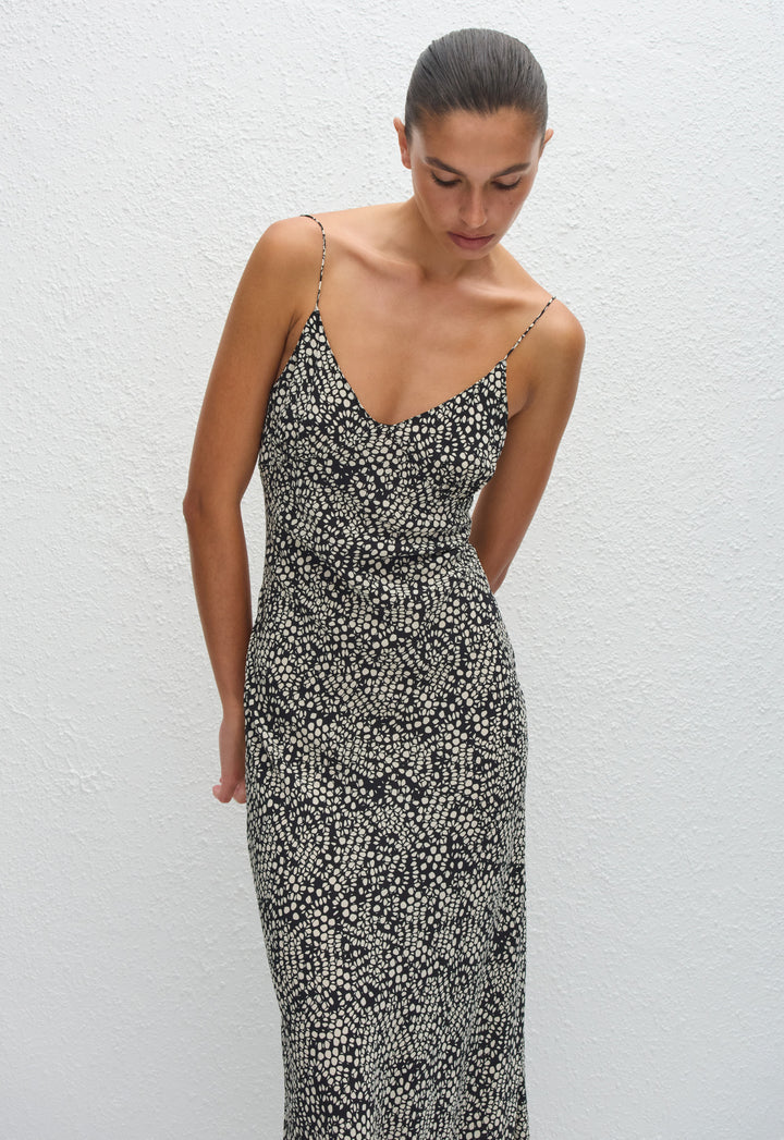LOW BACK SLIP DRESS - KYOTO