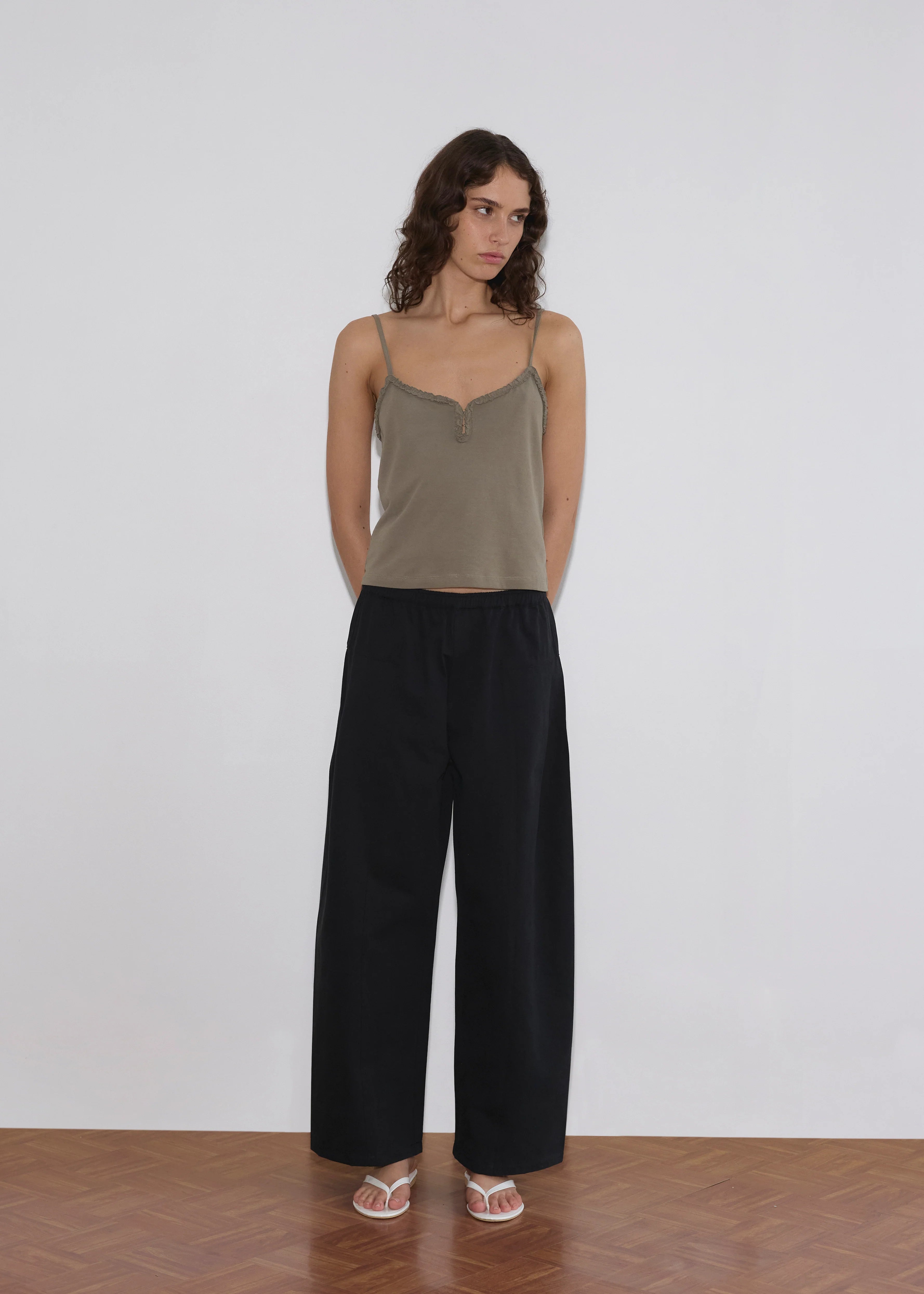 THE PLEAT PANT - BLACK