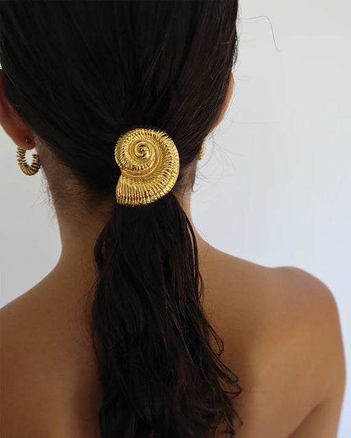 LIORA HAIR TIE - BLACK GOLD