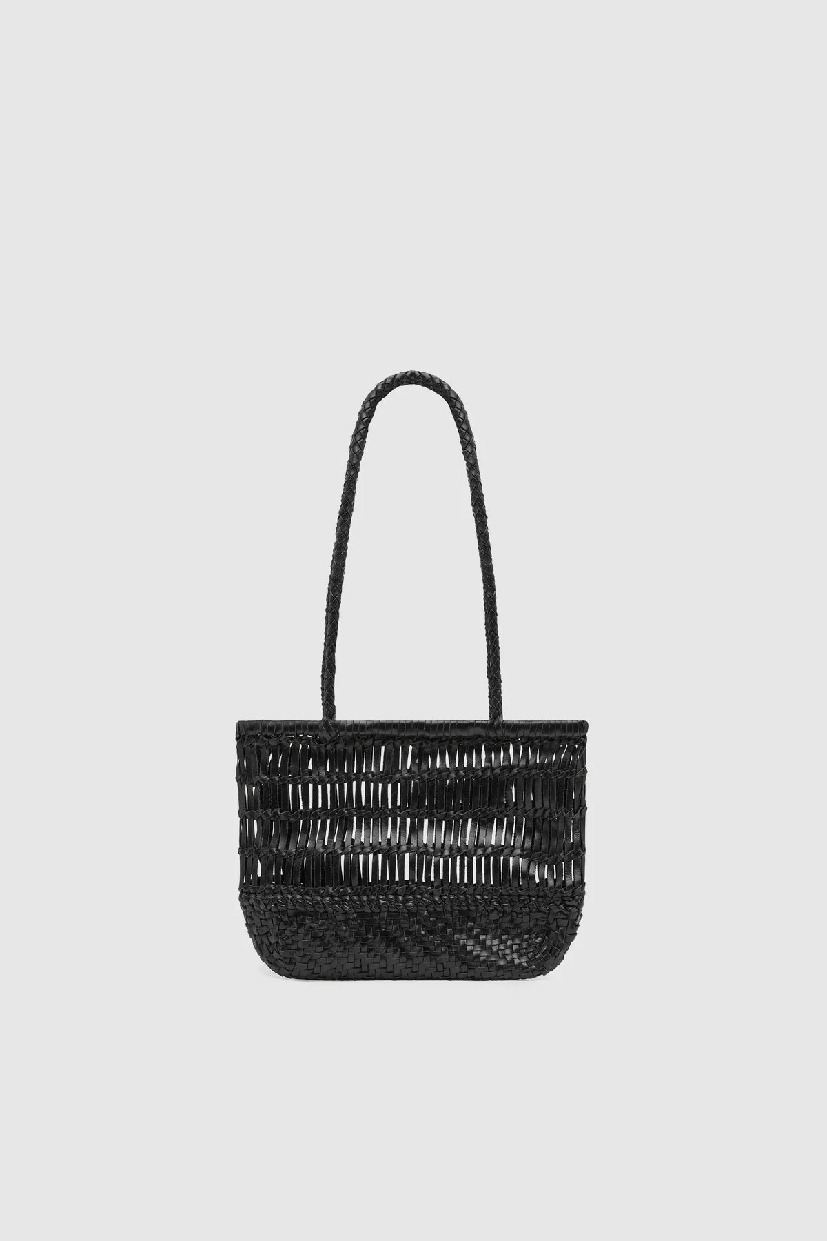 TEXTURED PETIT BAGU - BLACK