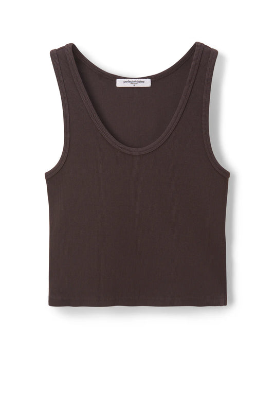 BLONDIE TANK - COCOA POWDER