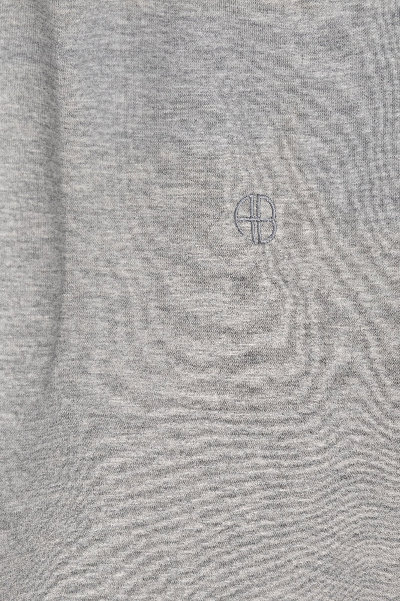 KACEY SWEATPANT MONOGRAM - MEDIUM HEATHER GREY