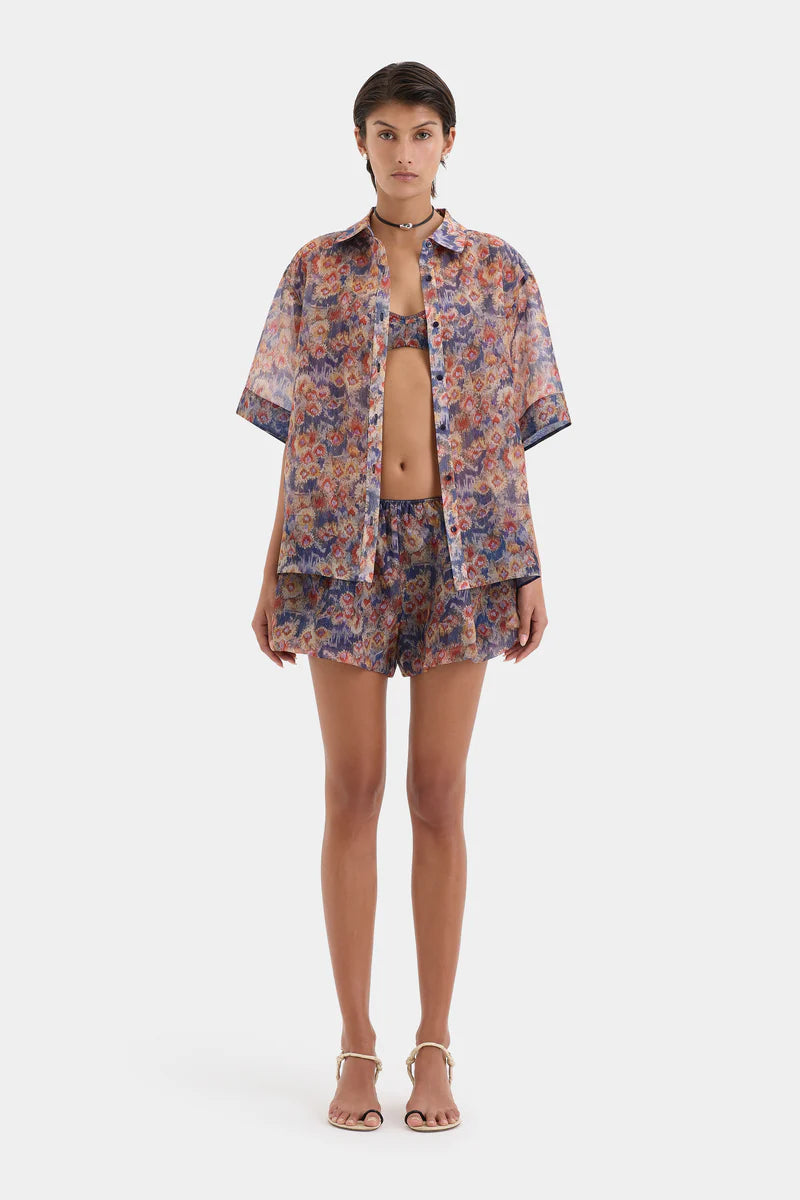 FIORE MINI SHORT - PETALO SCURO
