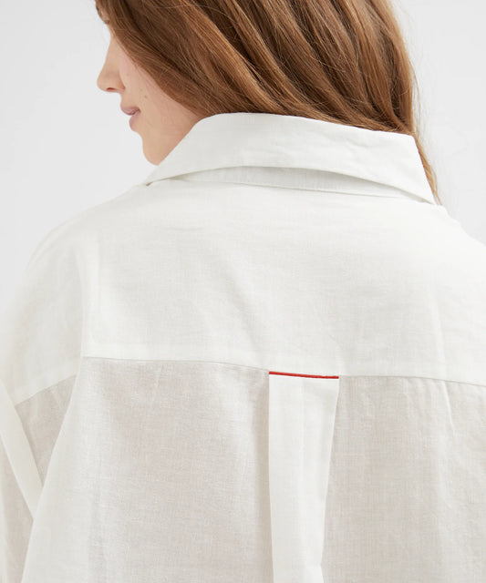 (PRE-ORDER) COTTON SHIRT - WHITE