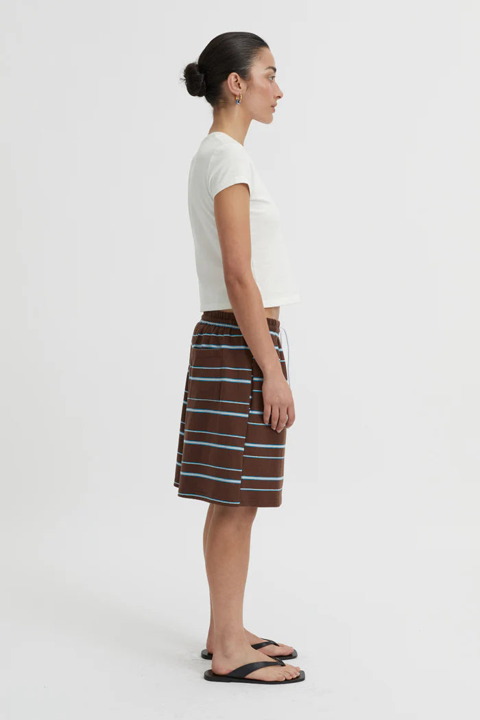 (PRE-ORDER) AERIN SHORTS - BROWN