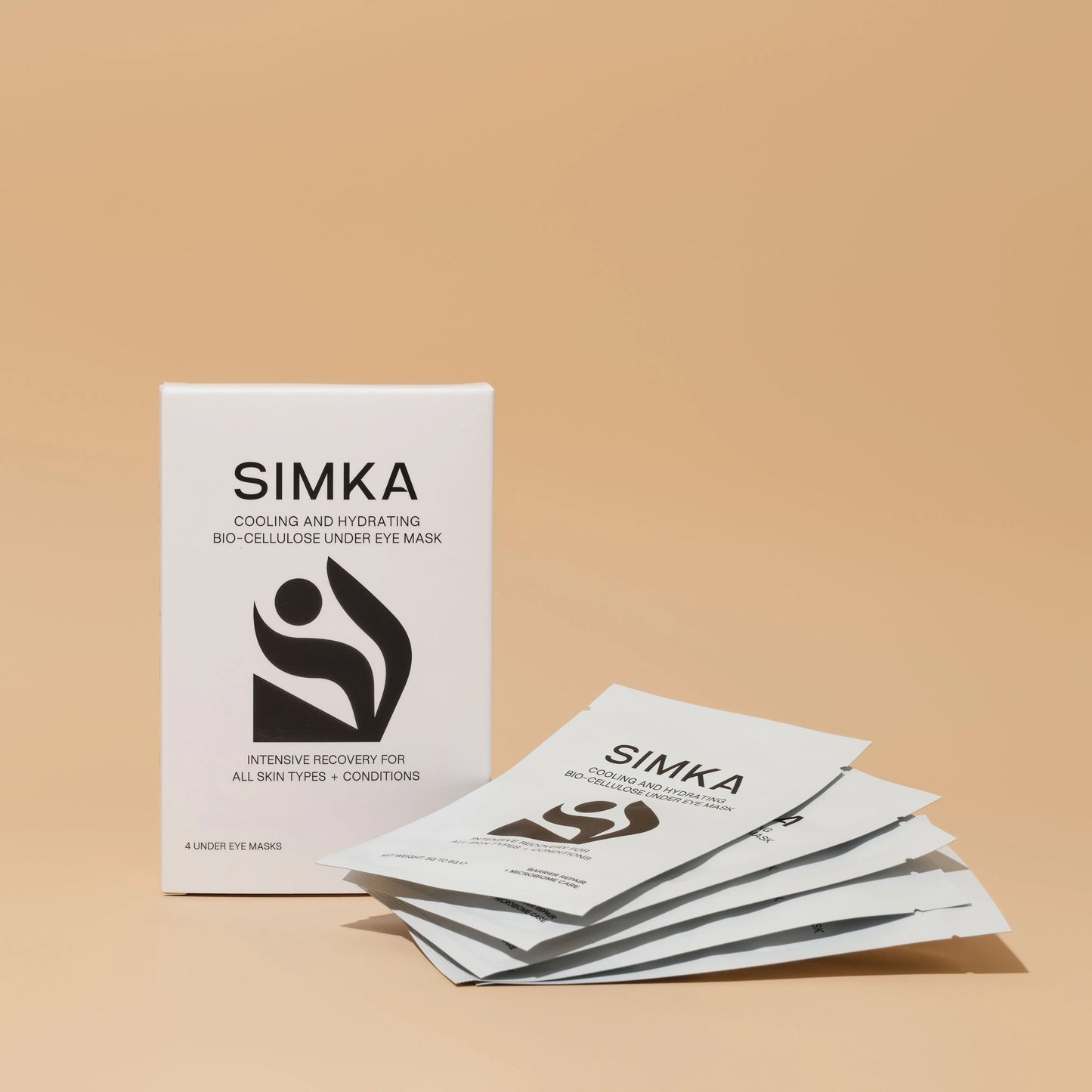 SIMKA BIO-CELLILOSE UNDER EYE MASKS (4 PACK)