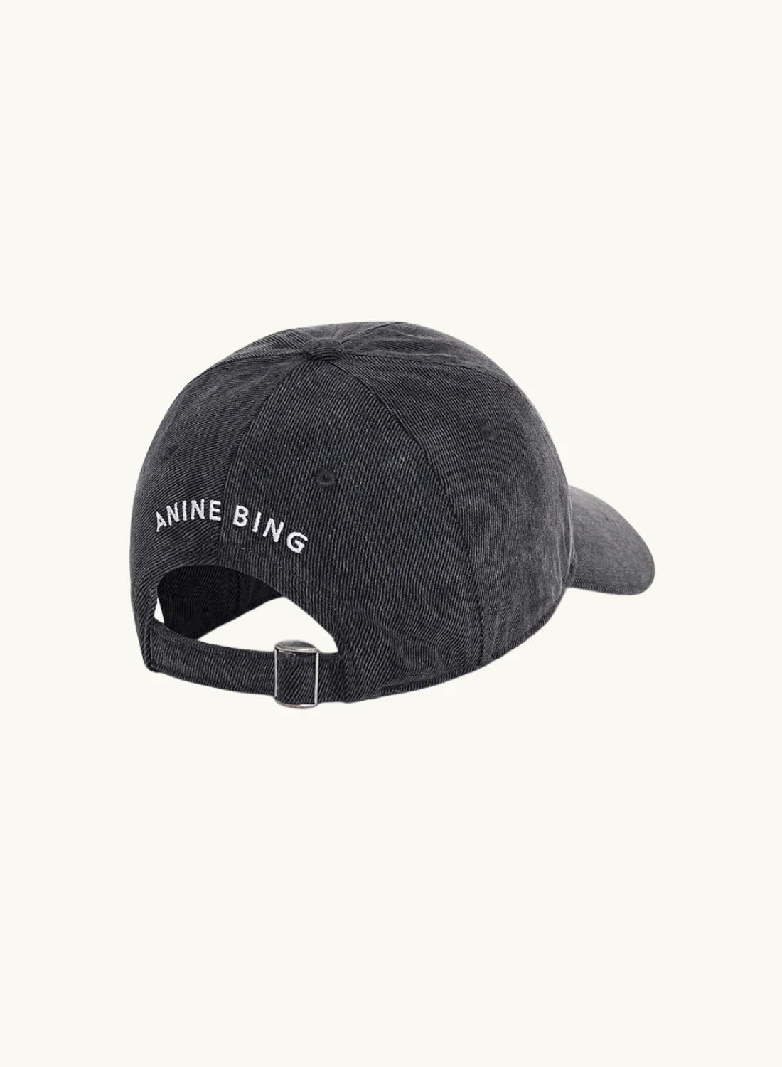 JEREMY BASEBALL CAP - WASHED SMOKE GREY