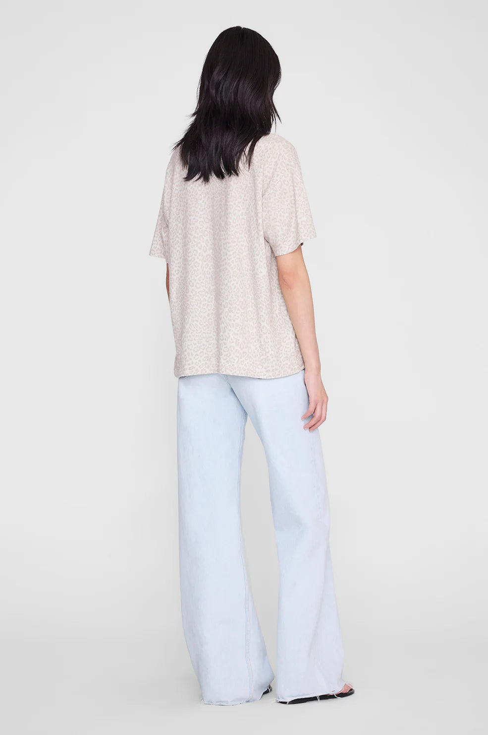 CADE TEE ANINE BING - WHITE WASHED LEOPARD