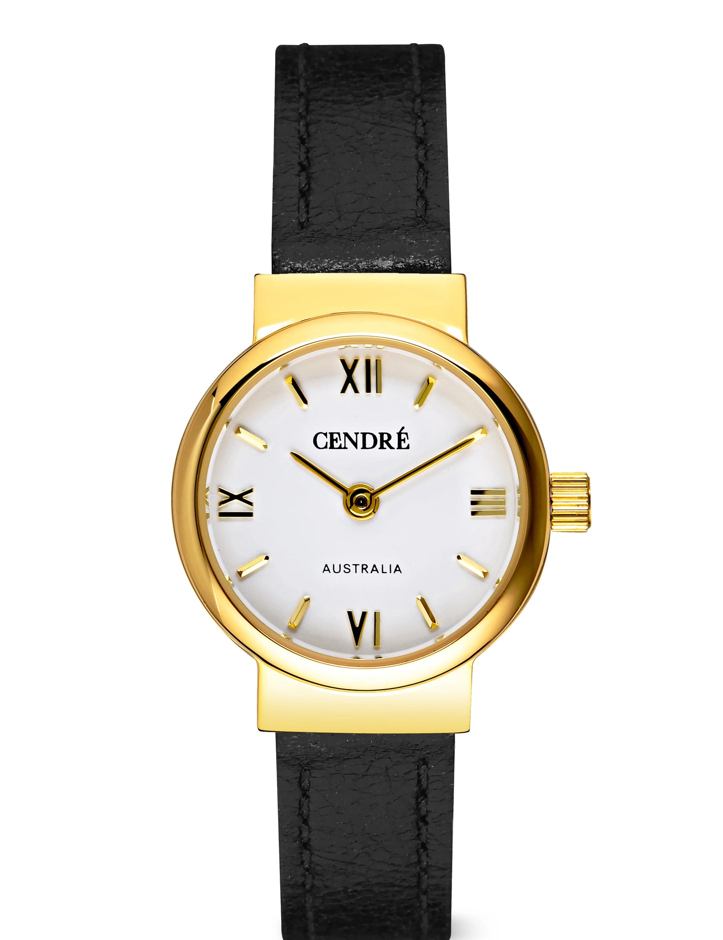 CHLOE WATCH - WHITE DISTRESSED BLACK