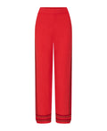 ORGANIC MOTLEY TRACK PANT - CRIMSON