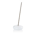 PEBBLE INSENCE HOLDER - WHITE