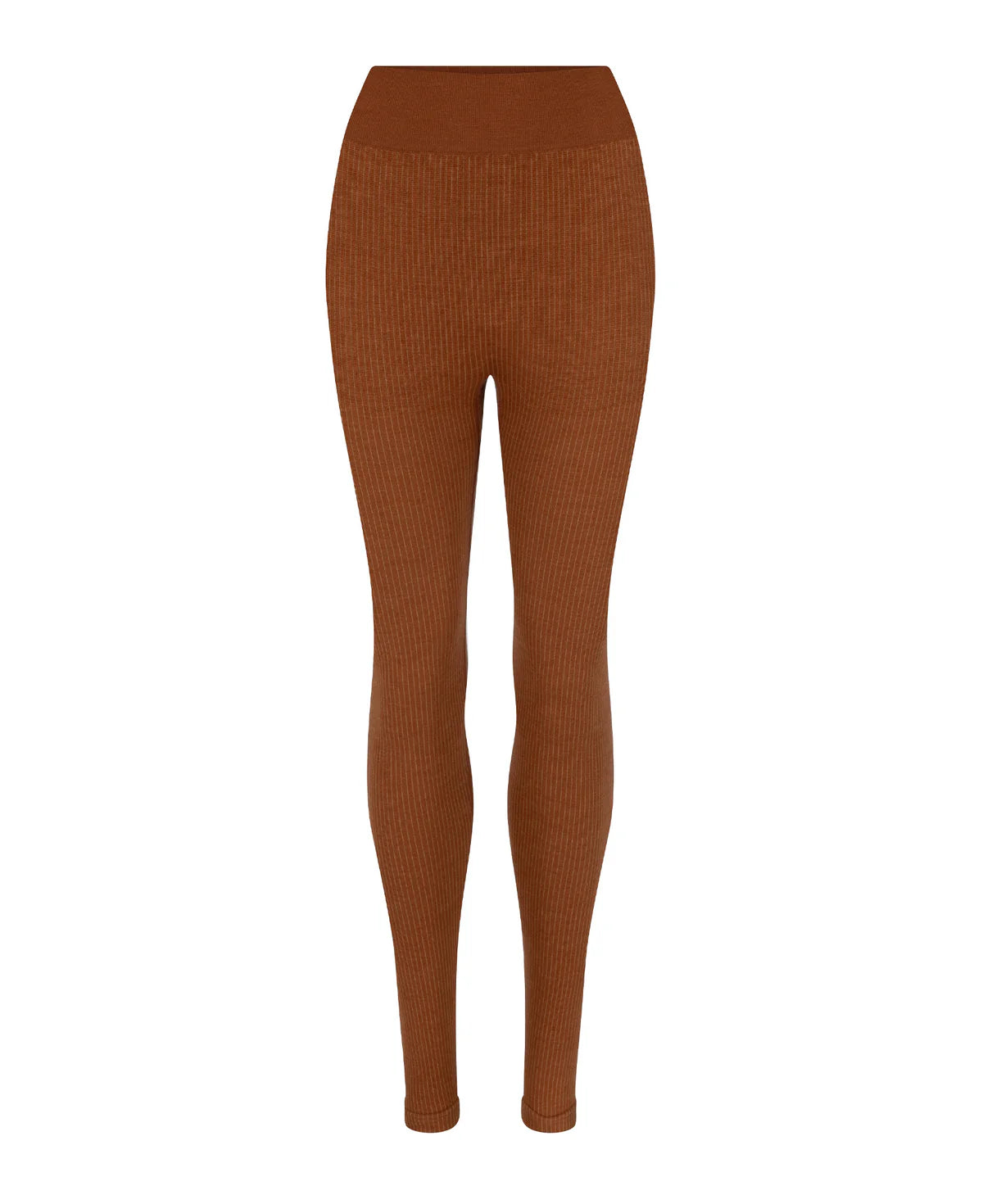 CLASSIC WOOL RIB LEGGING - SPICE