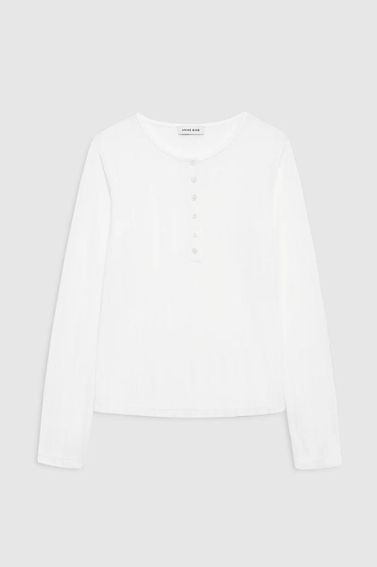 PIA LONGSLEEVE TEE - OFF WHITE