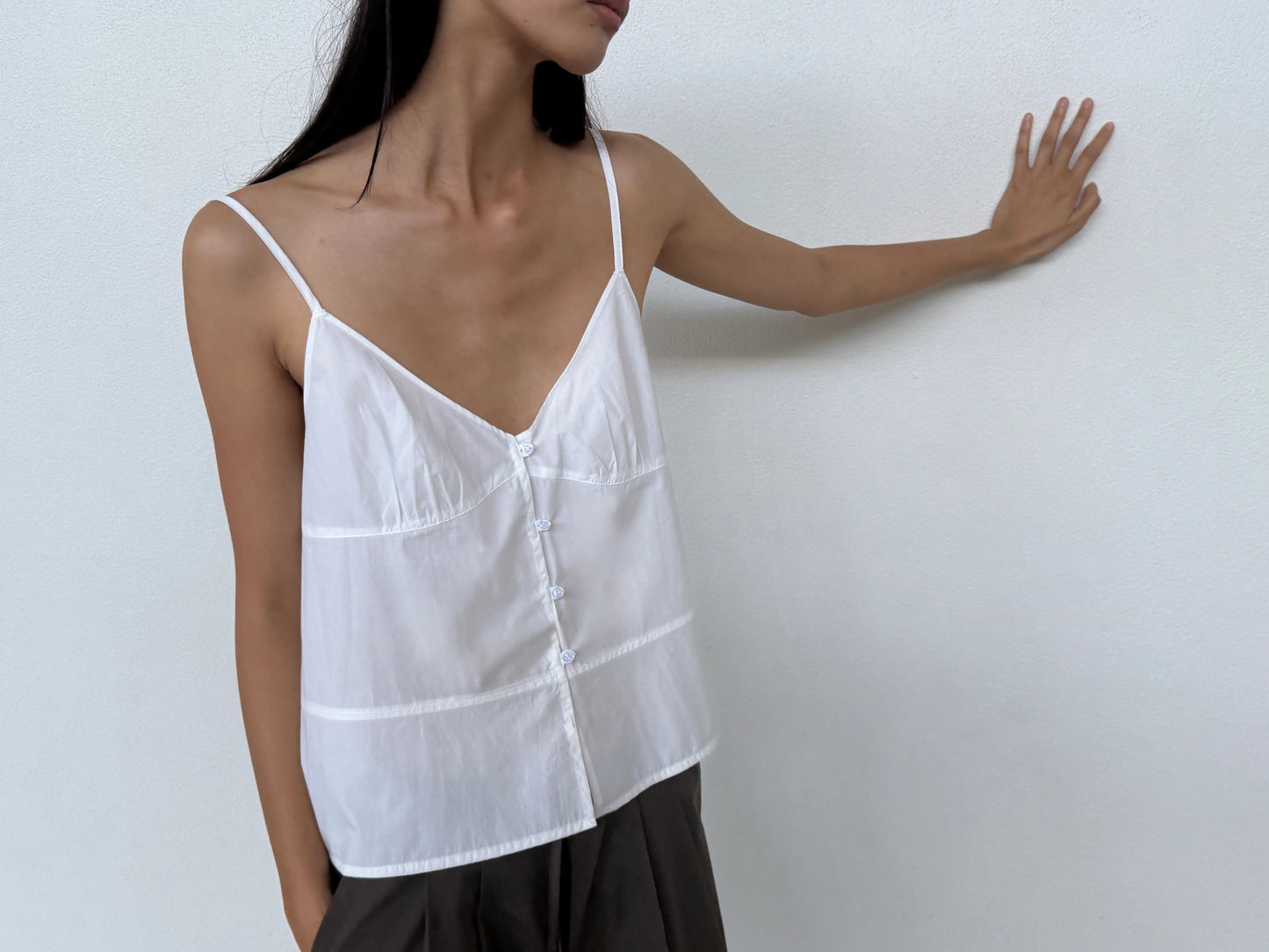 SEAM TOP - WHITE