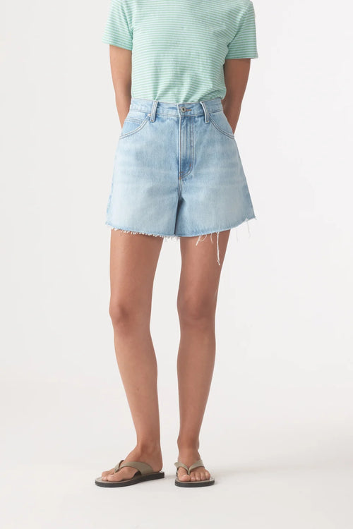 (PRE-ORDER) EDIE HIGH RELAXED SHORT - ICE