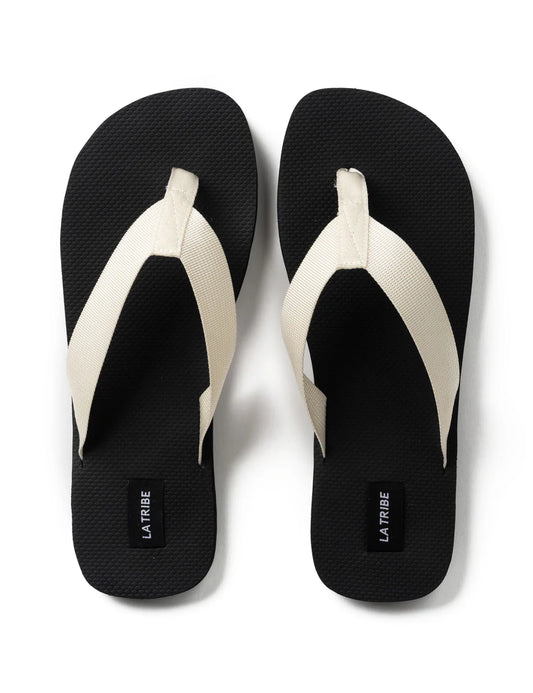 CANVAS THONG - CREAM