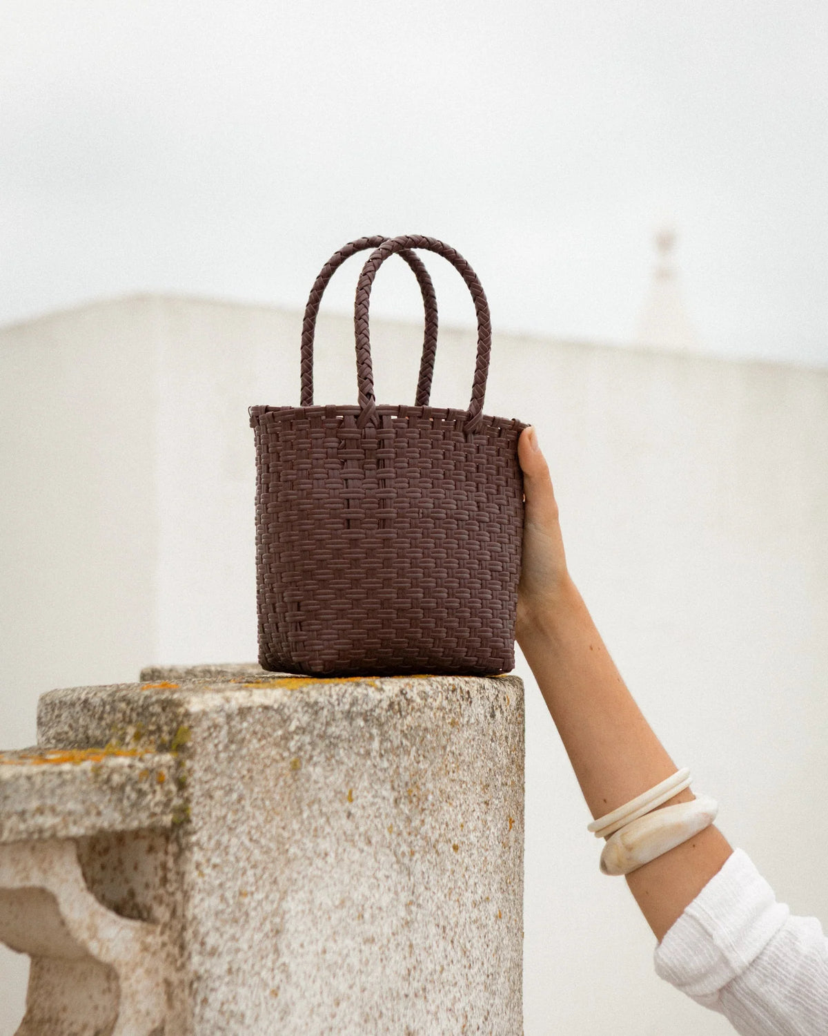 MICRO TOTE - CIOCCOLATO
