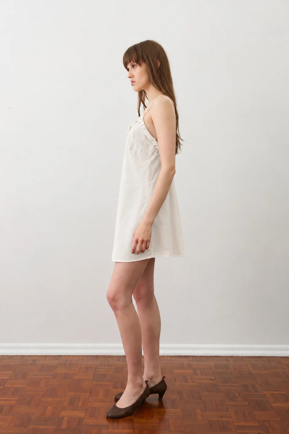 (PRE-ORDER) BIAS MINI DRESS - WHITE